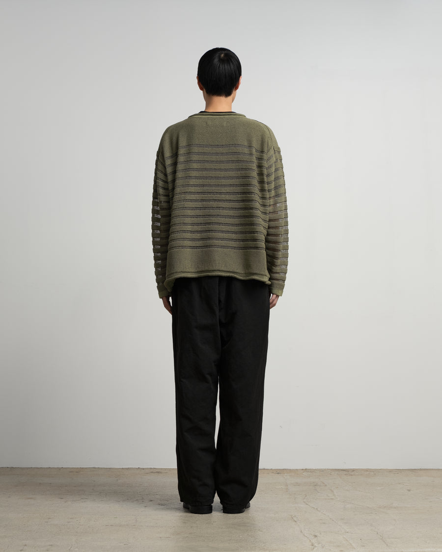 PANEL BORDER SWEATER – Graphpaper