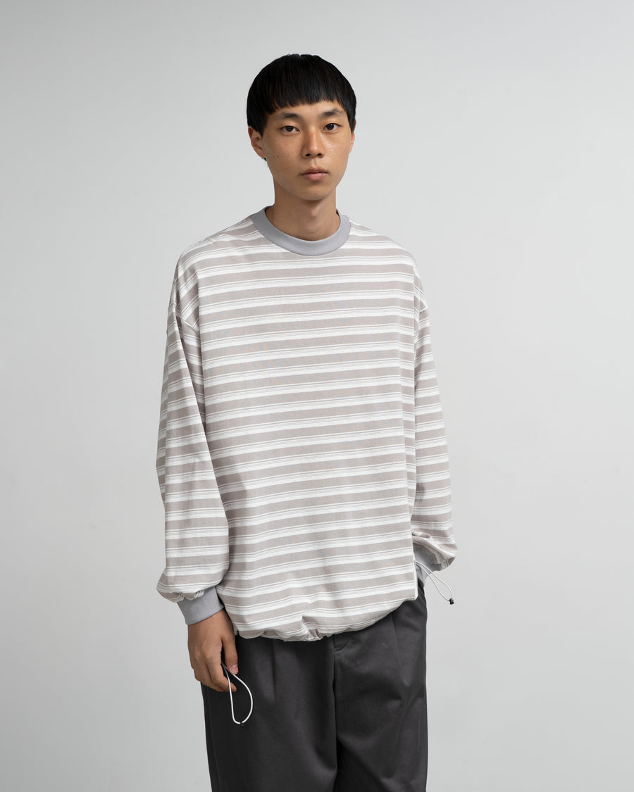 BALLOON STRIPES LONG SLEEVE T-SHIRT