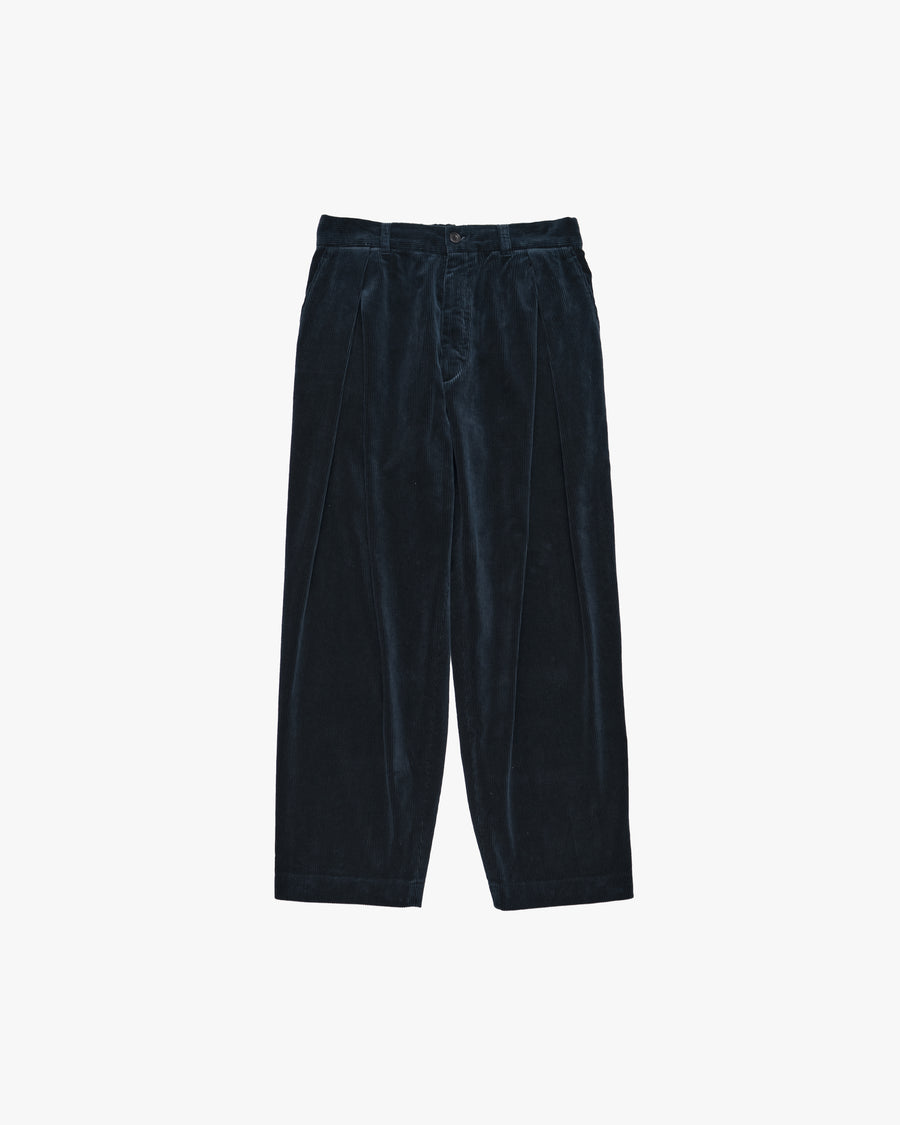 CORDUROY TUCK TROUSERS