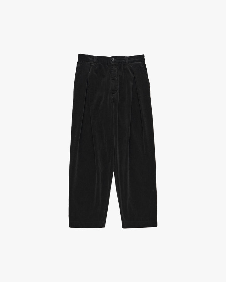 CORDUROY TUCK TROUSERS
