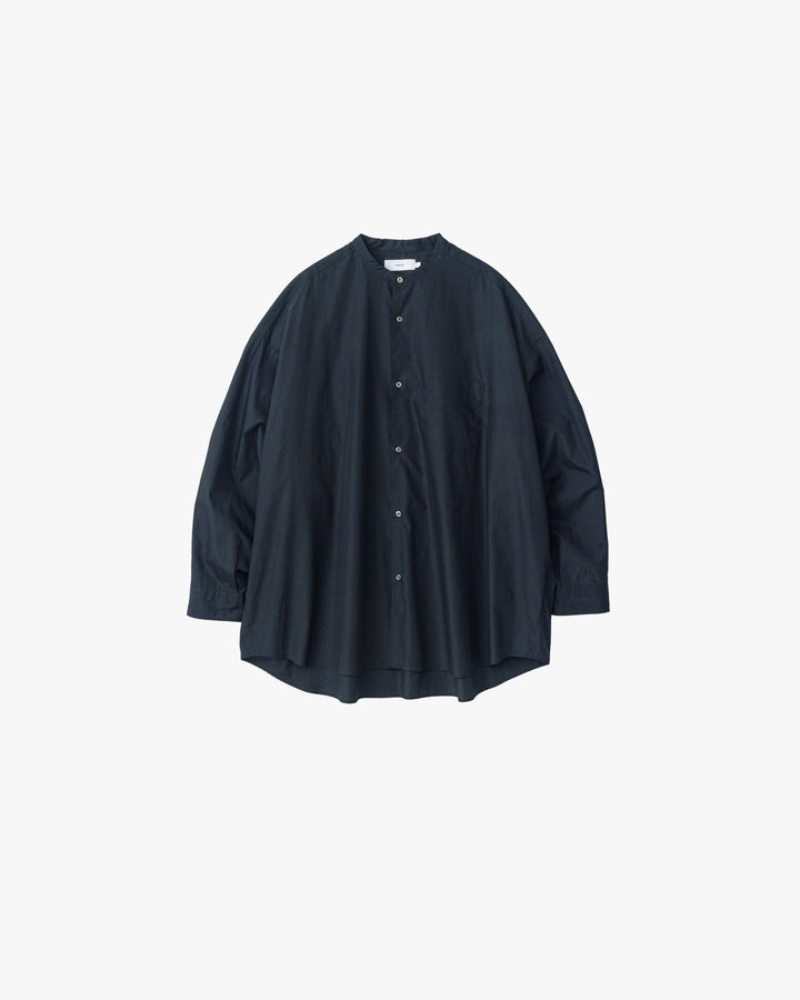 Broad L/S Oversized Band Collar Shirt – Graphpaper