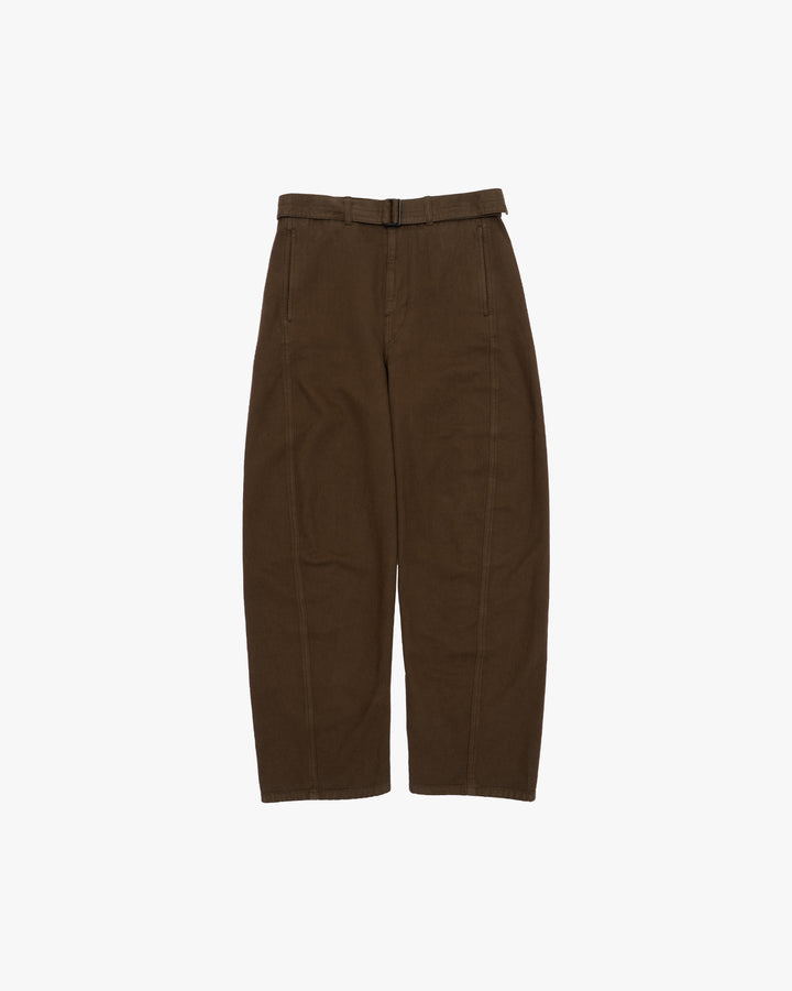 TWISTED BELTED PANTS