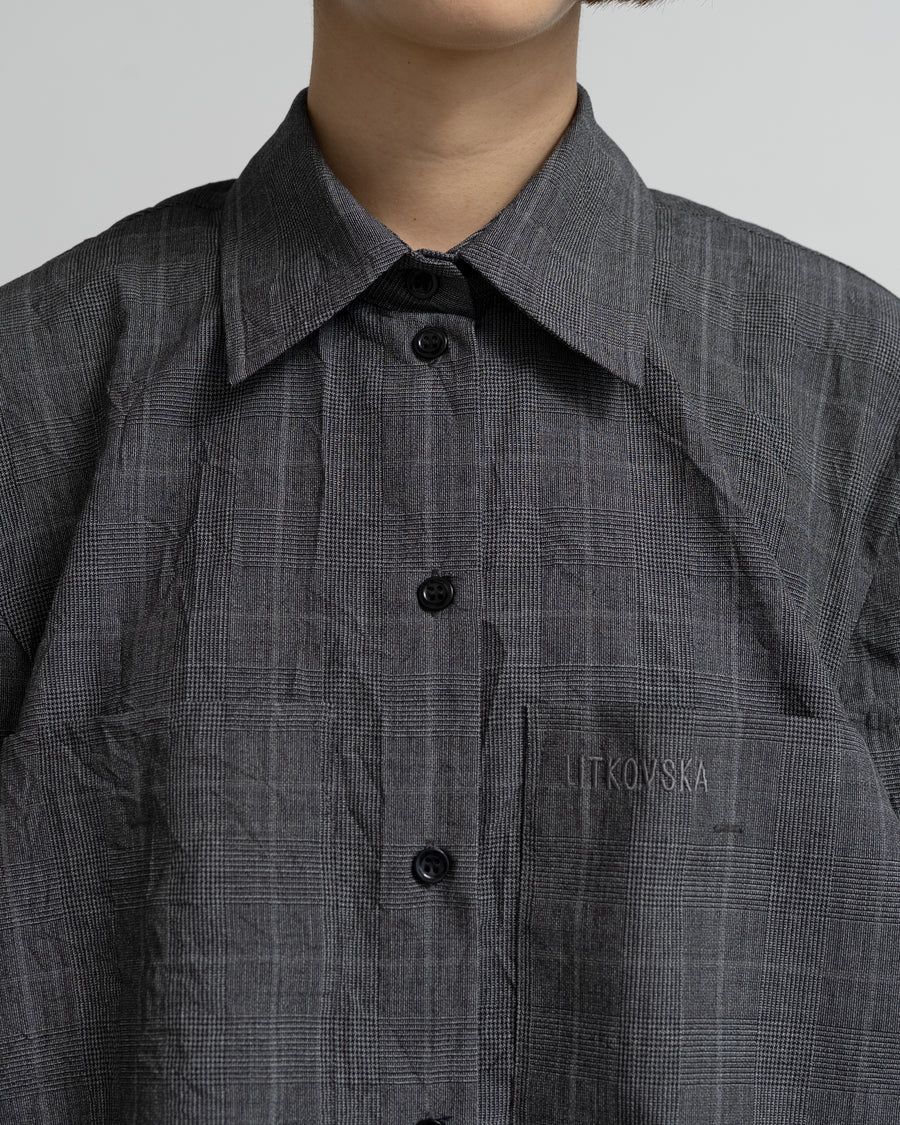 DESTRUCTED CAPELET SHIRT