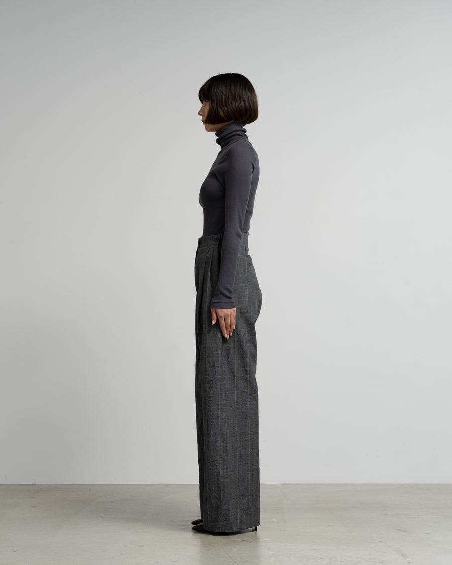 WIDE-LEG TROUSERS WITH ADJUSTABLE WAIST