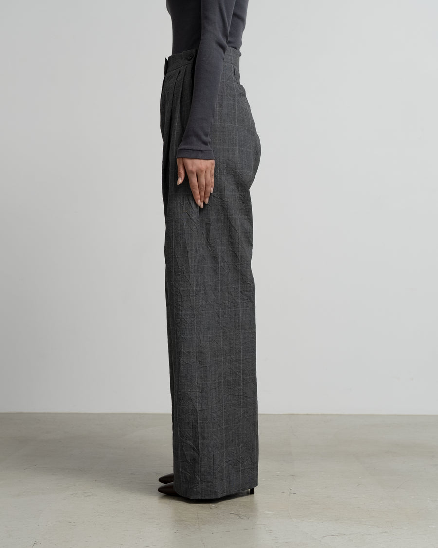 WIDE-LEG TROUSERS WITH ADJUSTABLE WAIST