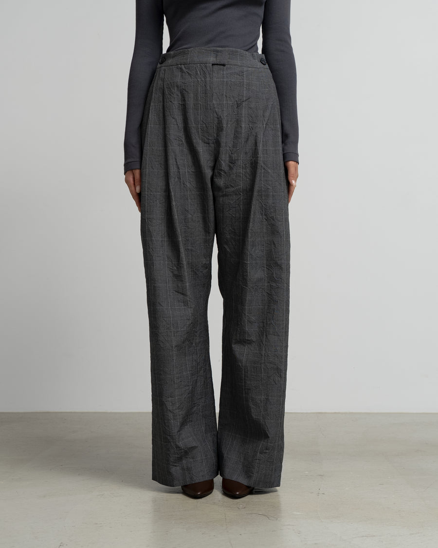 WIDE-LEG TROUSERS WITH ADJUSTABLE WAIST