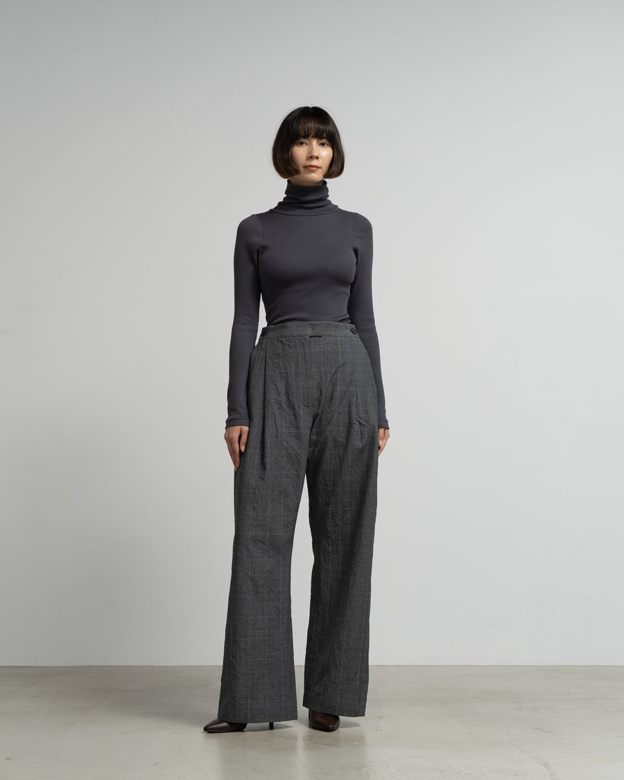 WIDE-LEG TROUSERS WITH ADJUSTABLE WAIST