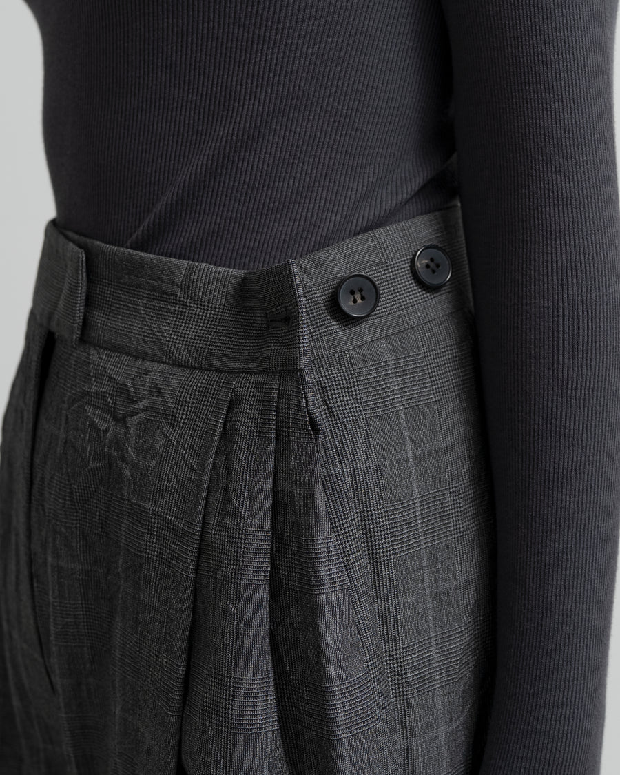 WIDE-LEG TROUSERS WITH ADJUSTABLE WAIST
