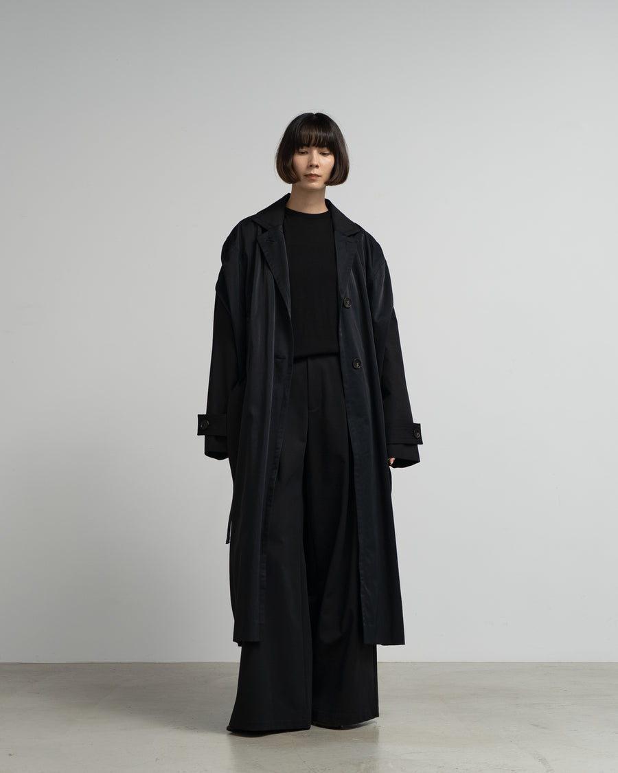 BELTED CAPED TRENCH COAT