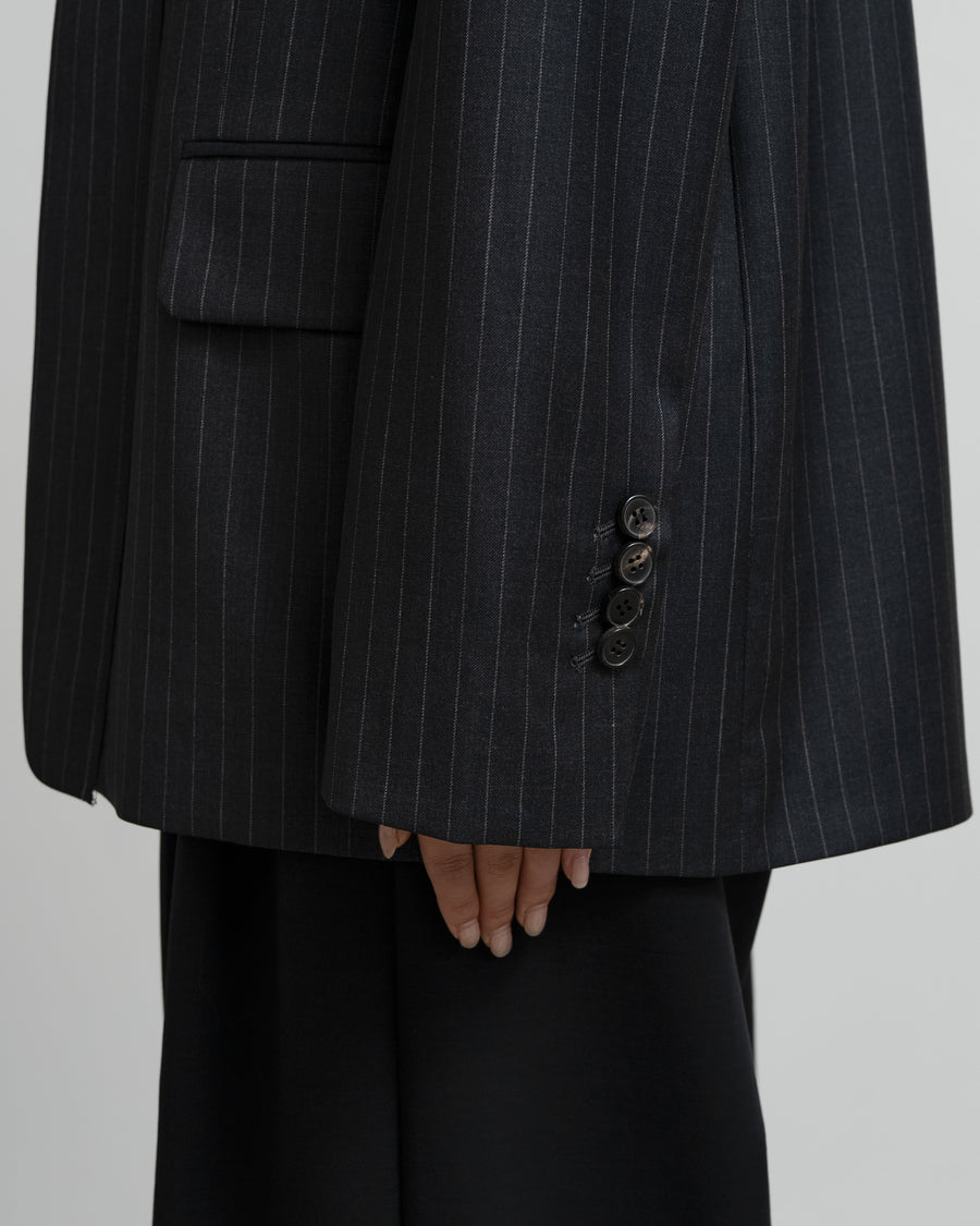 DOUBLE-LAYER LAPEL JAKET