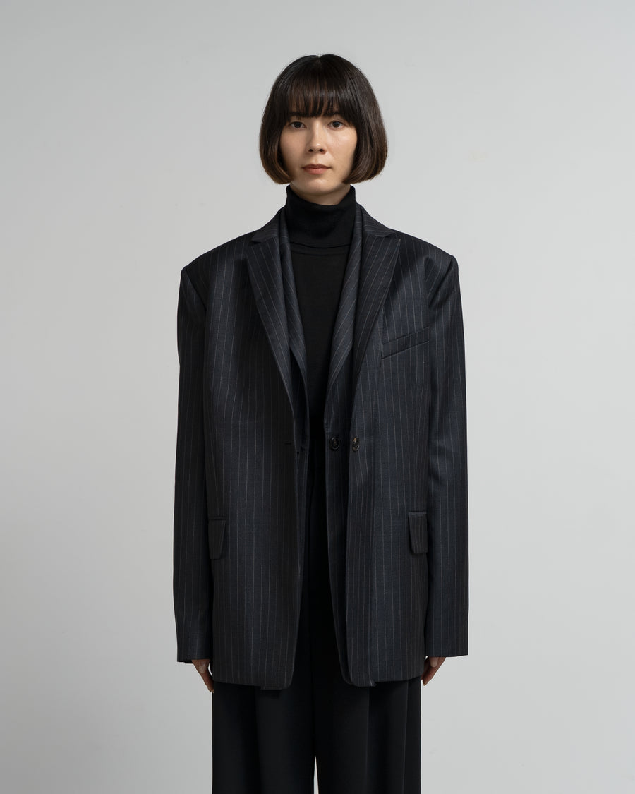 DOUBLE-LAYER LAPEL JAKET