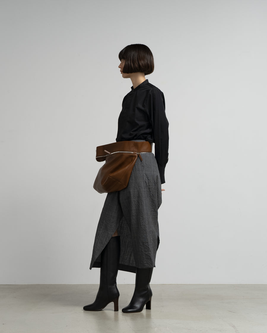 モノトーン一閑張りバック ZIP BAG – Graphpaper