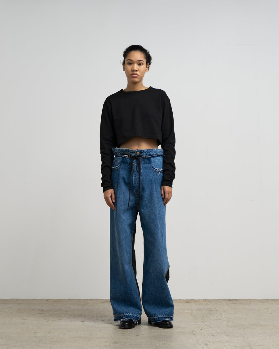 Graphpaper デニム Pleated Wide-Leg Jeans – Graphpaper
