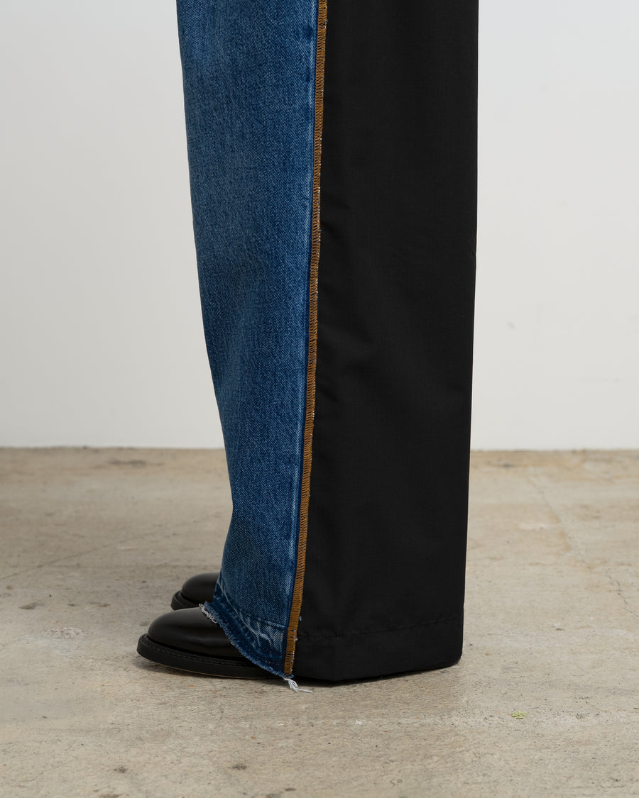 Pleated Wide-Leg Jeans – Graphpaper