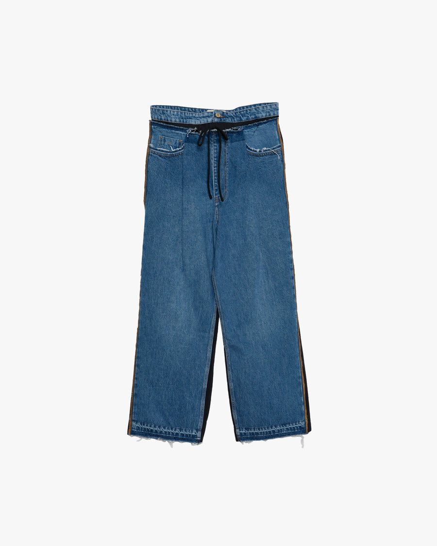 Pleated Wide-Leg Jeans – Graphpaper