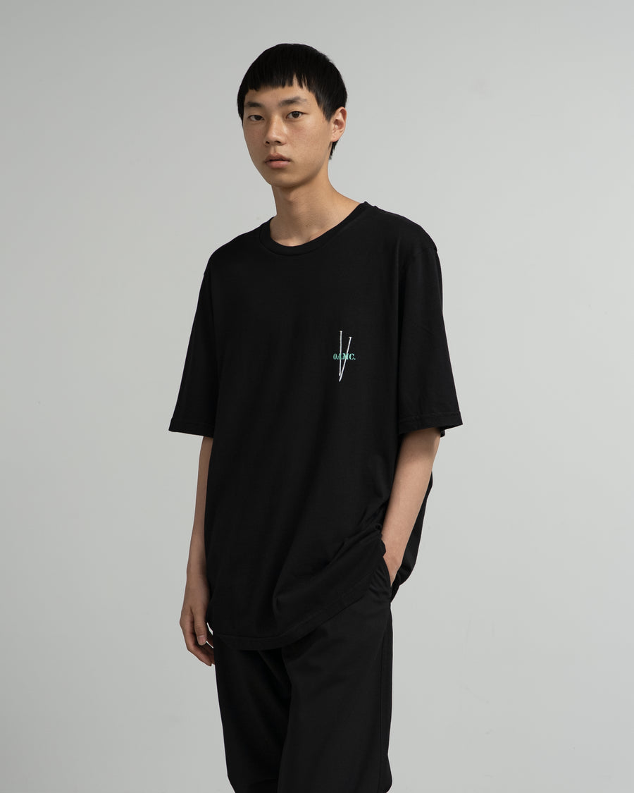 Off-White C/O Virgil Abloh Men'S Black Airport Tape Over Tee
