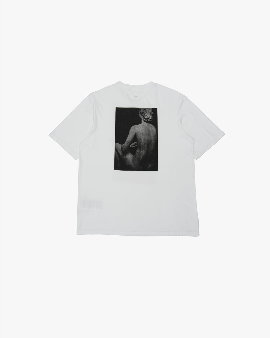 CLASSIC TEE WHITE WITH WOMAN PRINT