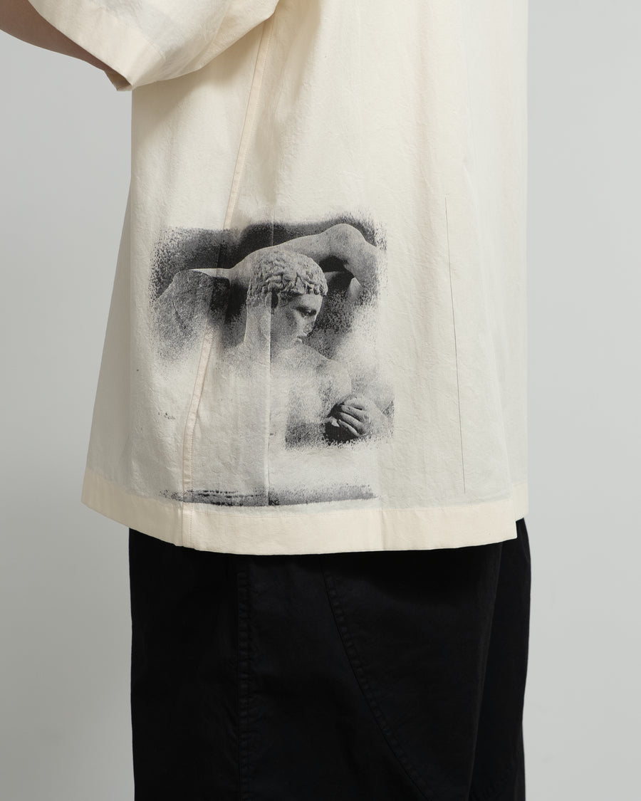 SS SHIRT WITH PLACED PRINT