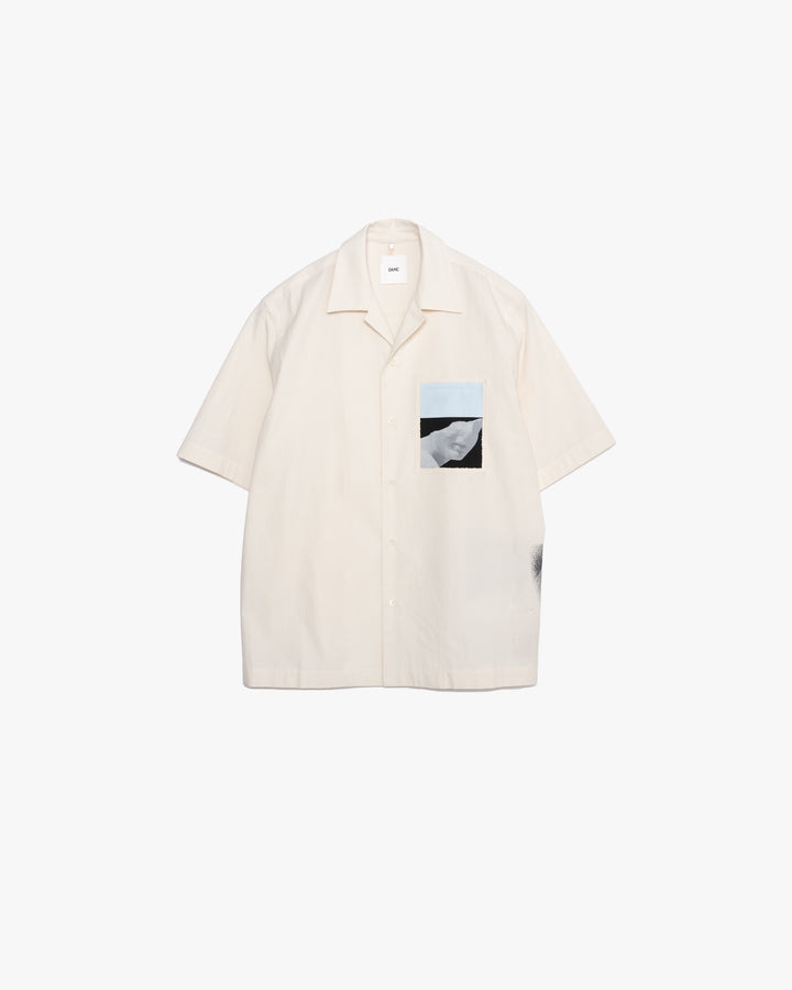 SS SHIRT WITH PLACED PRINT