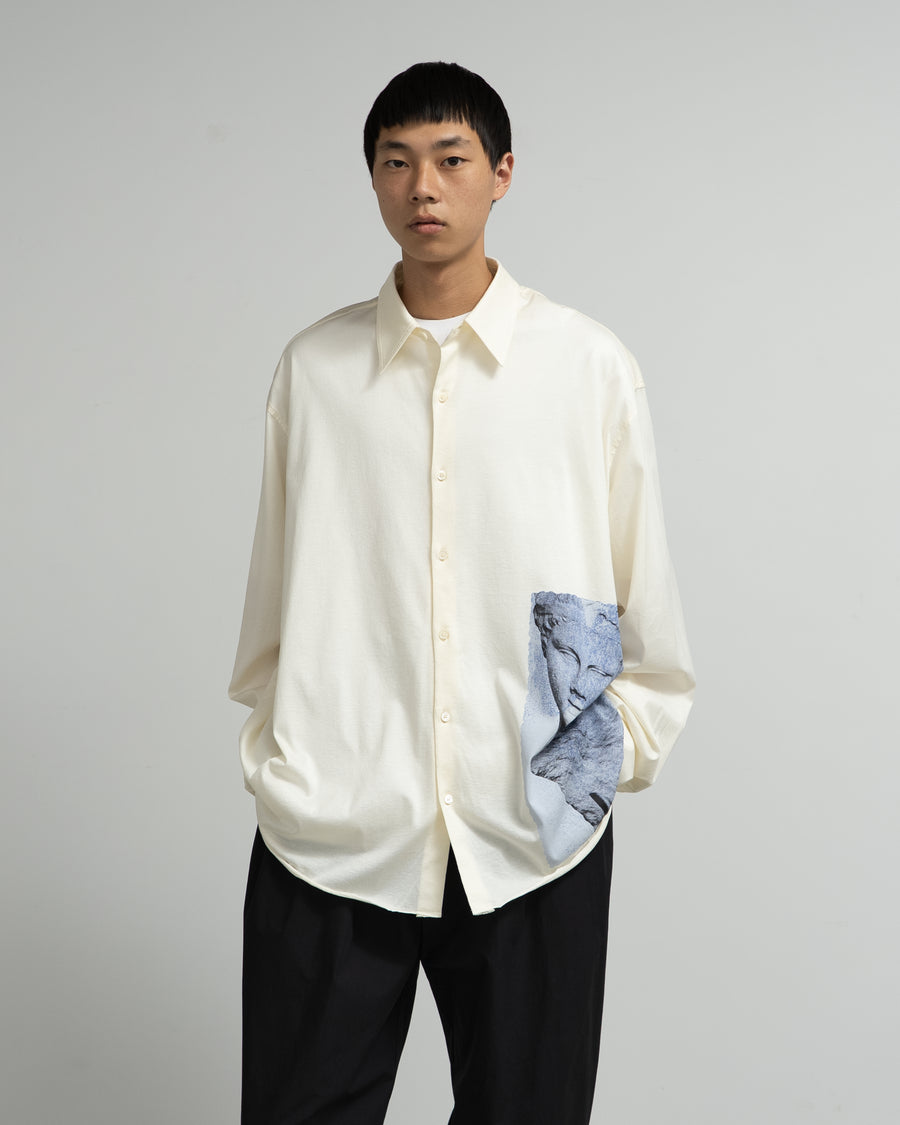 JERSEY SHIRT WITH PLACED PRINT