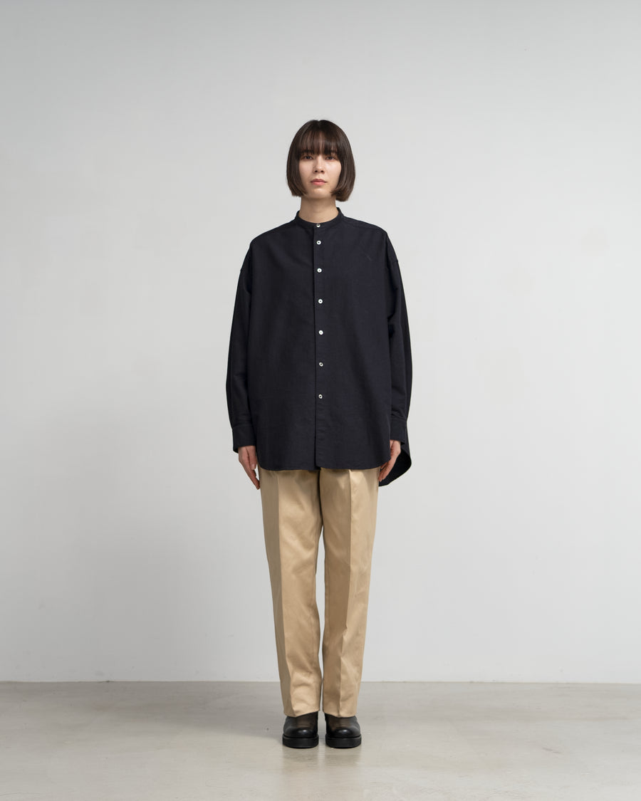 20SS Graphpaper グラフペーパー Oxford Oversized Band Collar Shirt 