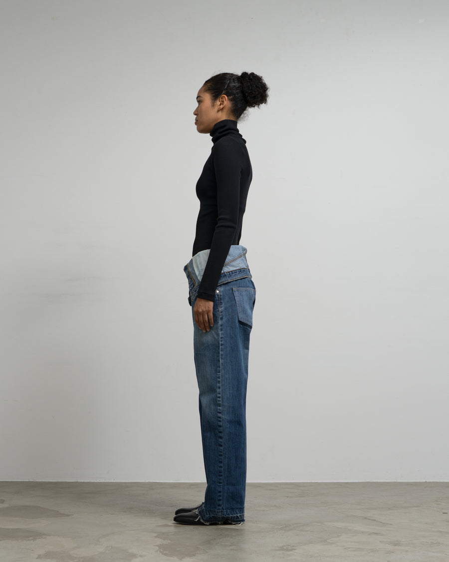 W WAIST DENIM PT - 1A