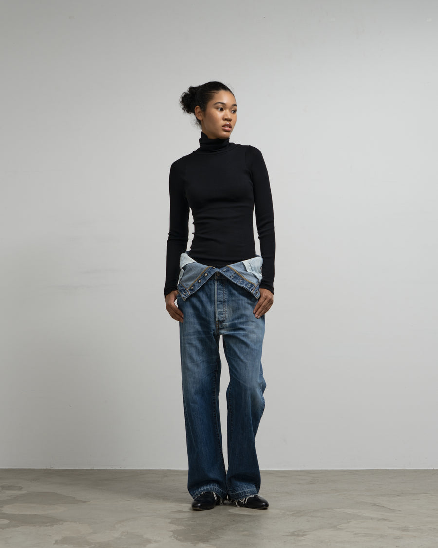 W WAIST DENIM PT - 1A