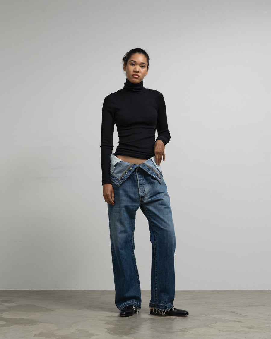 W WAIST DENIM PT - 1A