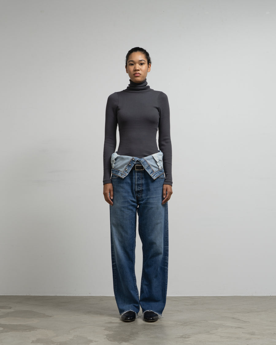 W WAIST DENIM PT - 1B