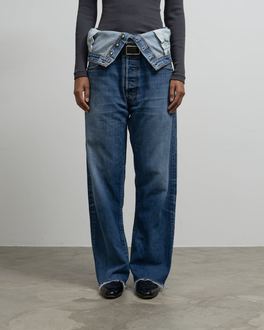 W WAIST DENIM PT - 1B