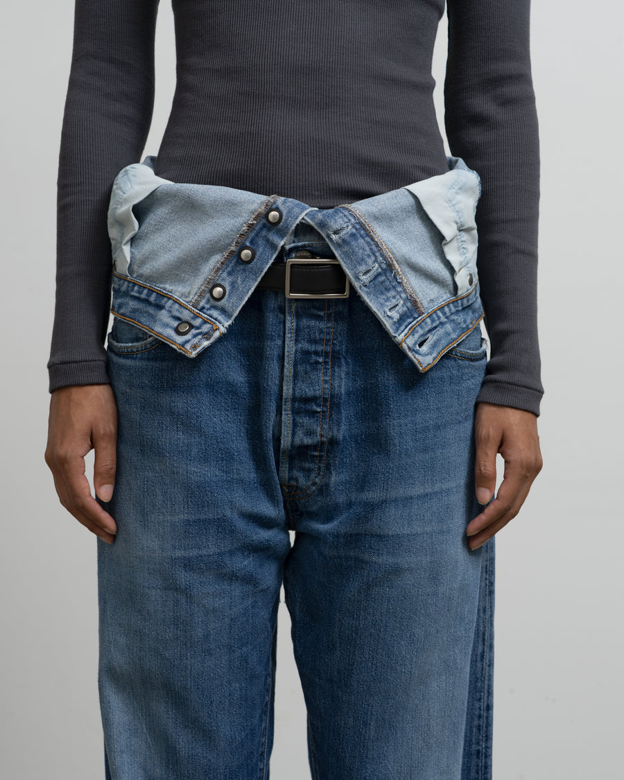 W WAIST DENIM PT - 1B