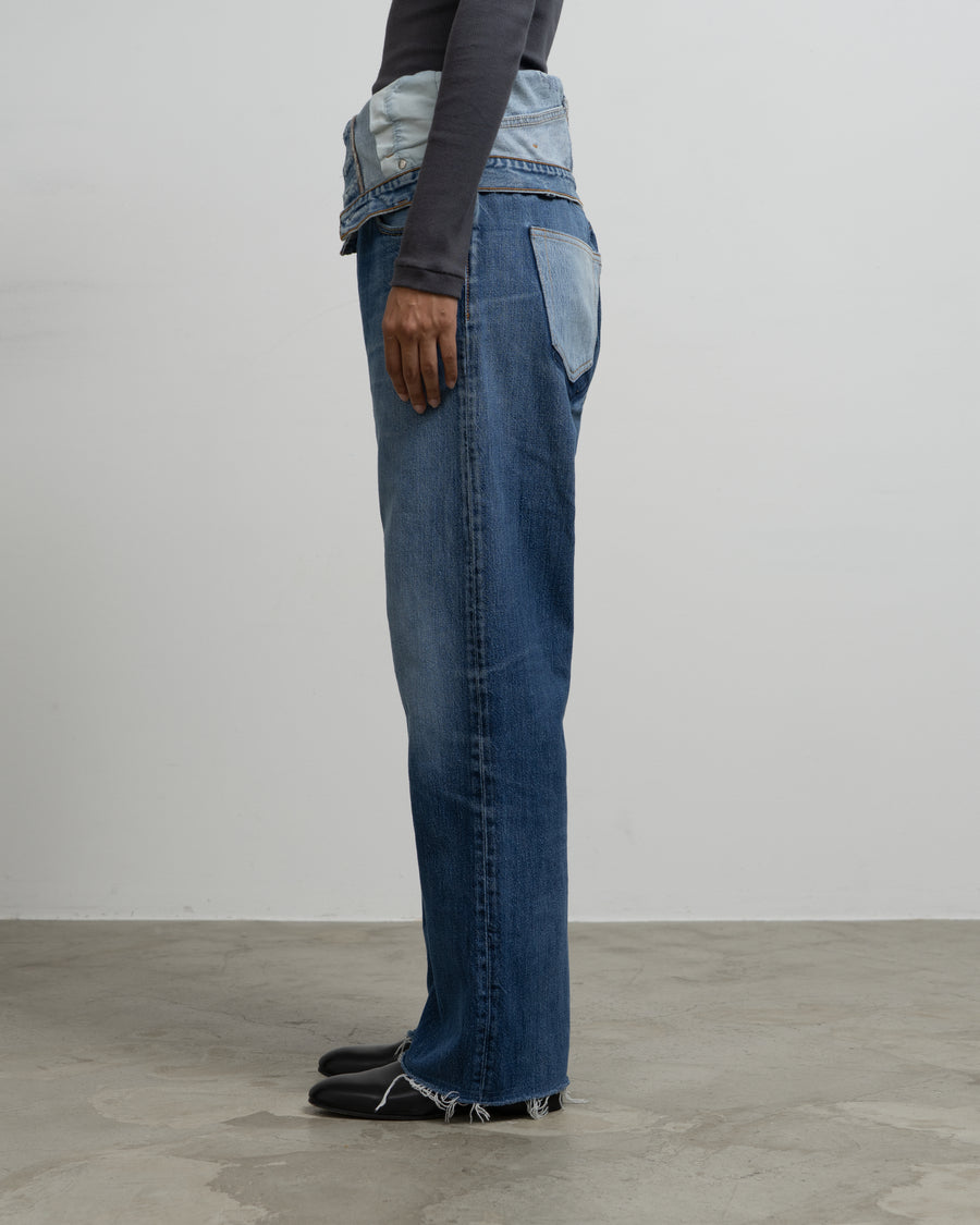 W WAIST DENIM PT - 1B