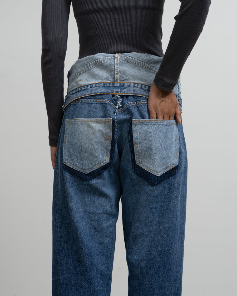W WAIST DENIM PT - 1B