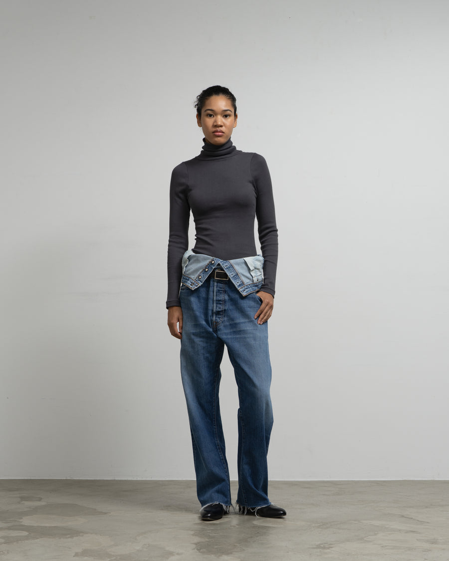 W WAIST DENIM PT - 1B