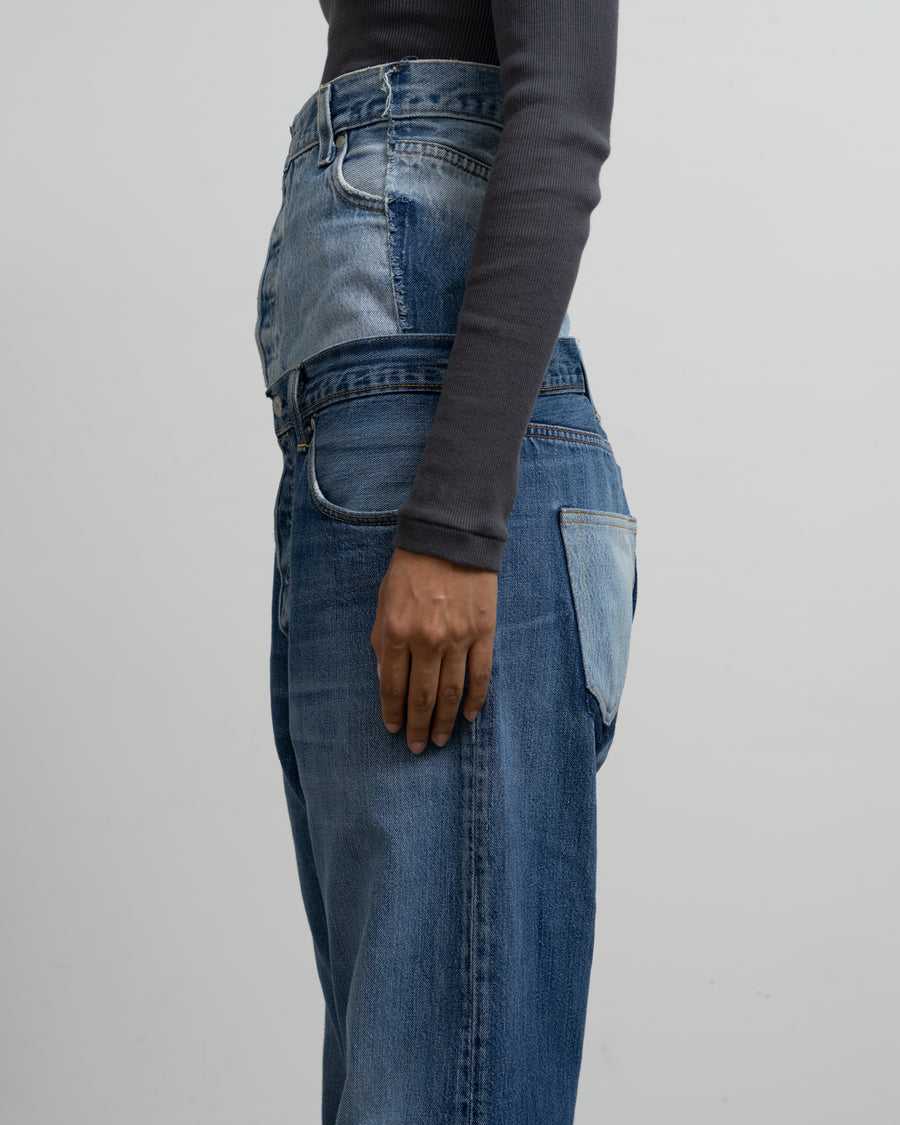 W WAIST DENIM PT - 1B