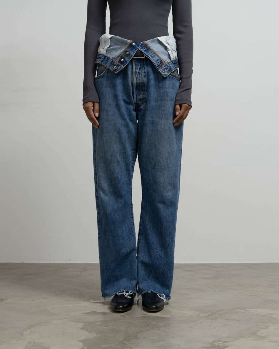 W WAIST DENIM PT - 1C