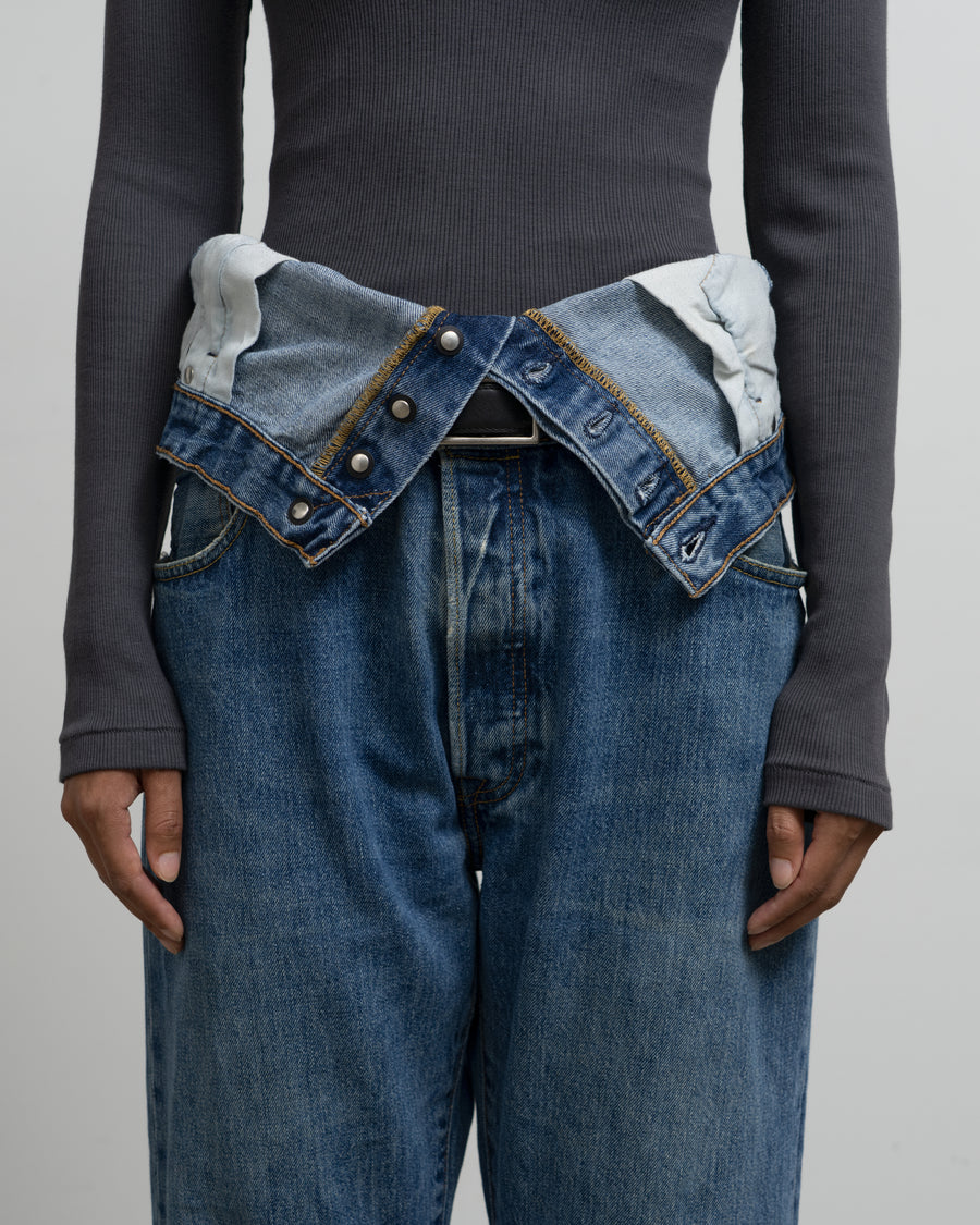 W WAIST DENIM PT - 1C