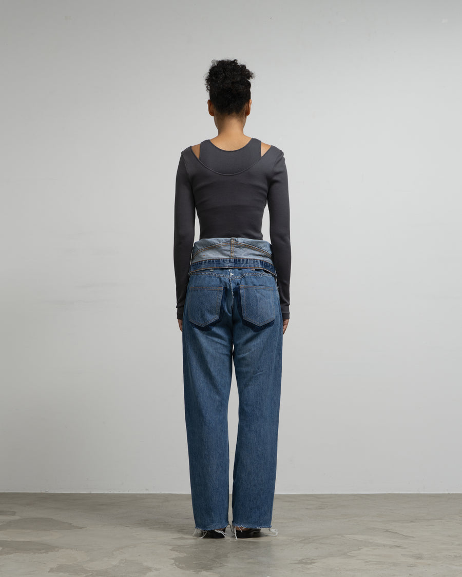 W WAIST DENIM PT - 1C