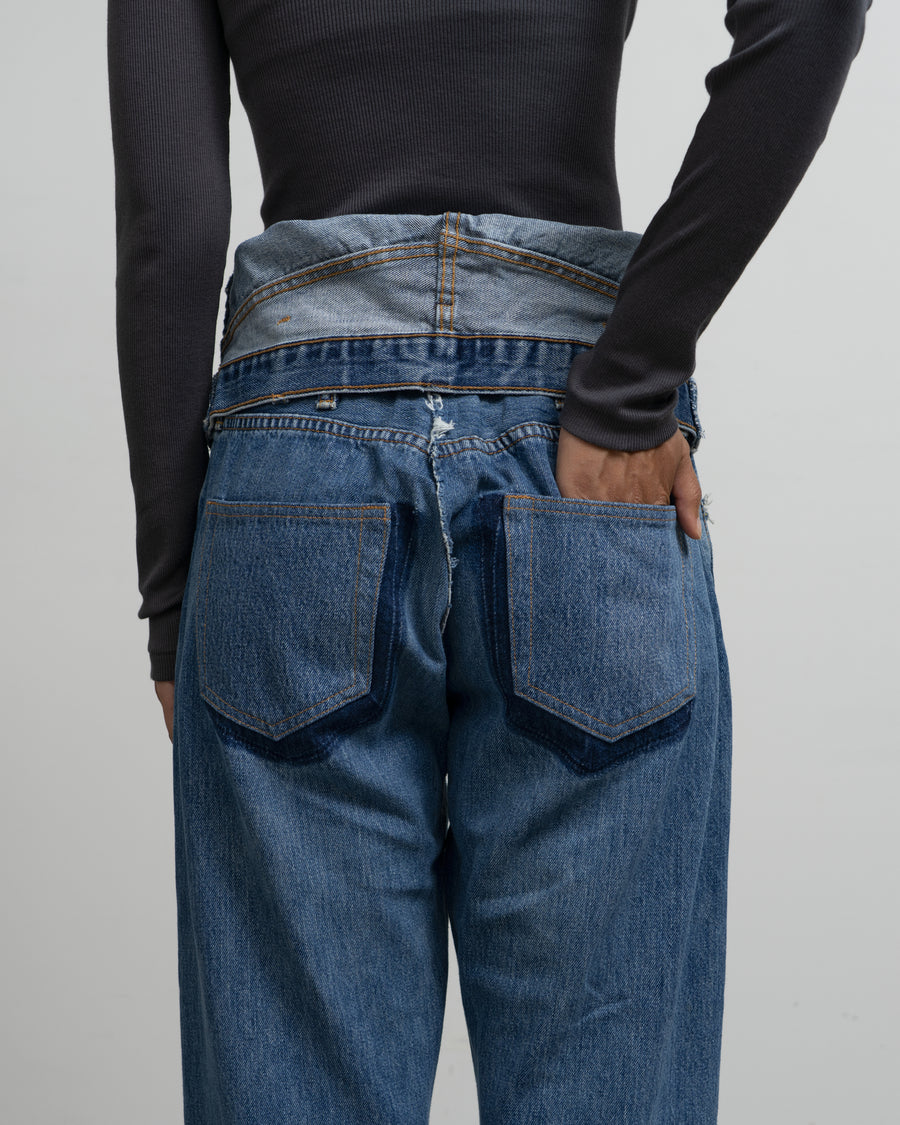W WAIST DENIM PT - 1C