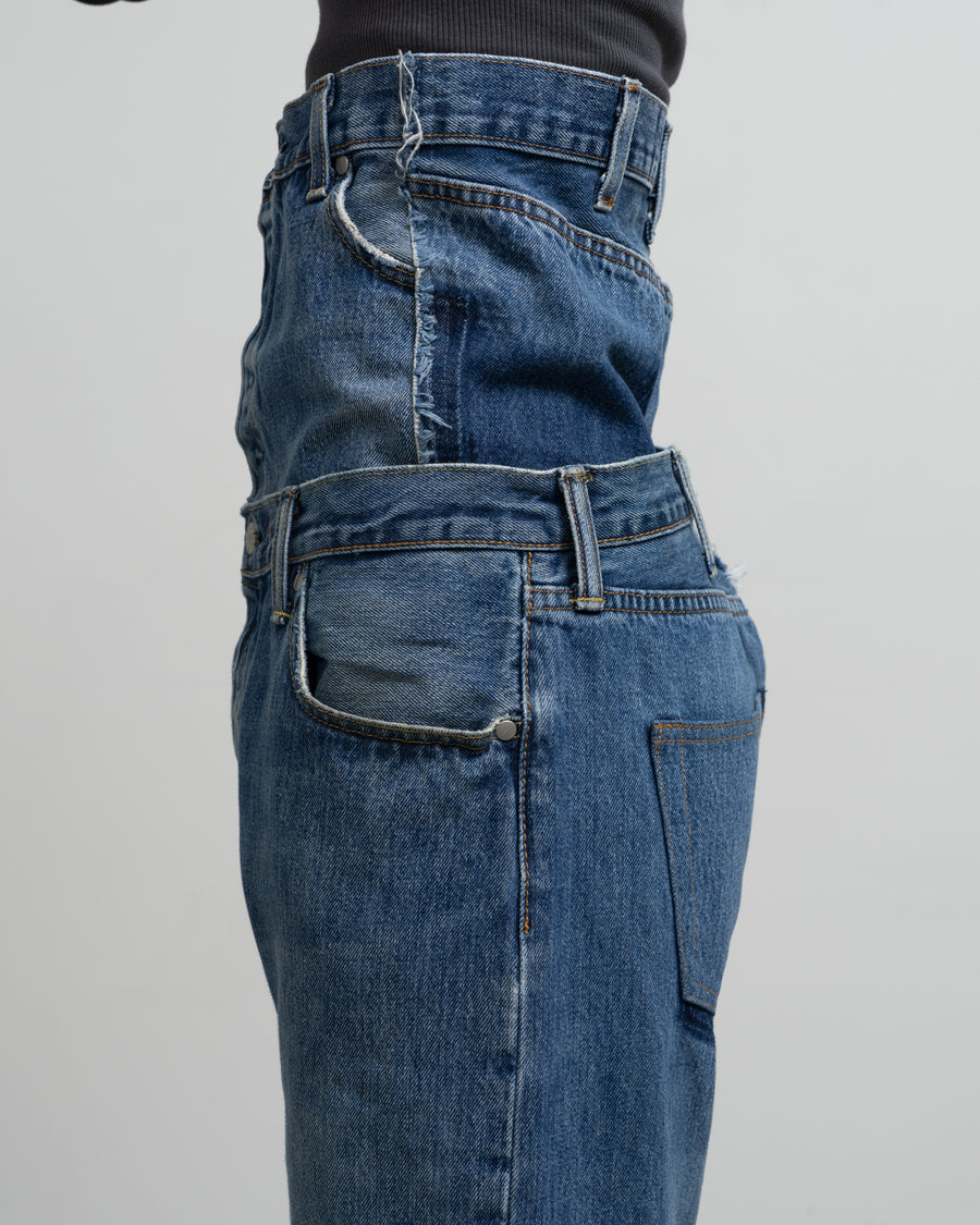 W WAIST DENIM PT - 1C