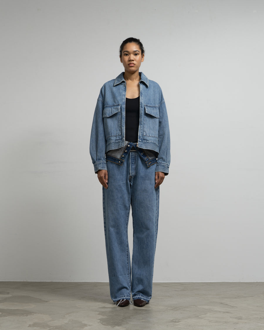W WAIST DENIM PT - 3A