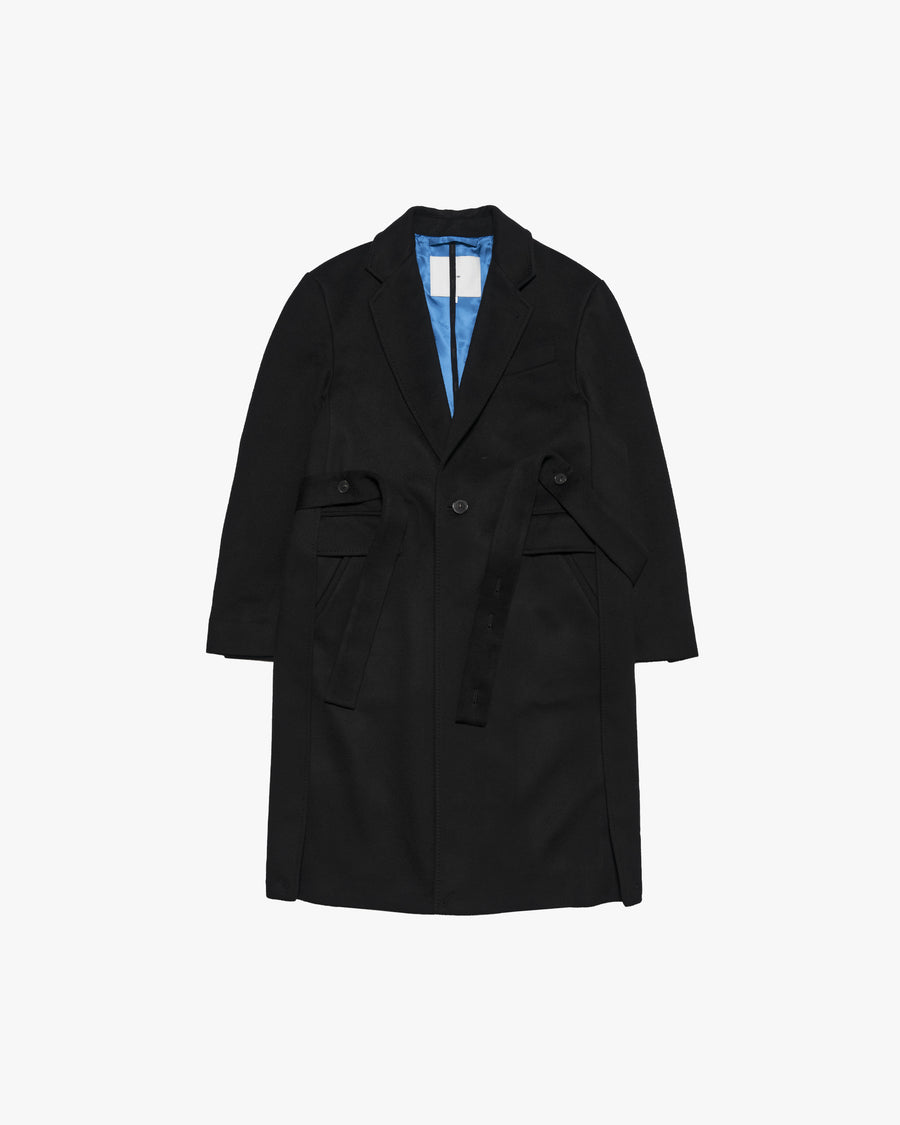 Graphpaper グラフペーパー チェスターコート コットン 黒 2 TRAVEL COAT 2 CASHMERE – Graphpaper