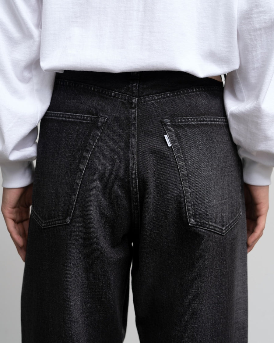 Selvage Denim Five Pocket Tapered Pants -DARK FADE-