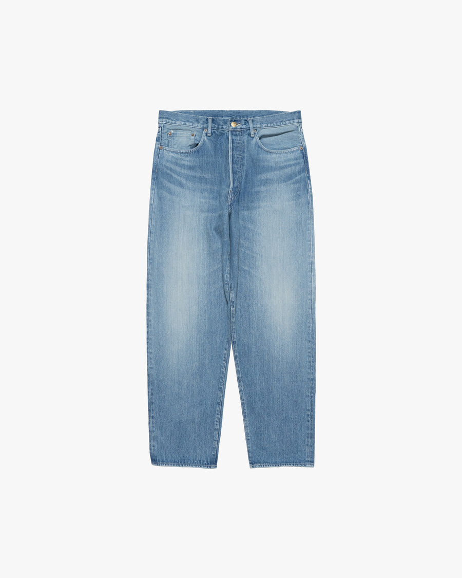 Selvage Denim Five Pocket Tapered Pants -LIGHT FADE- – Graphpaper