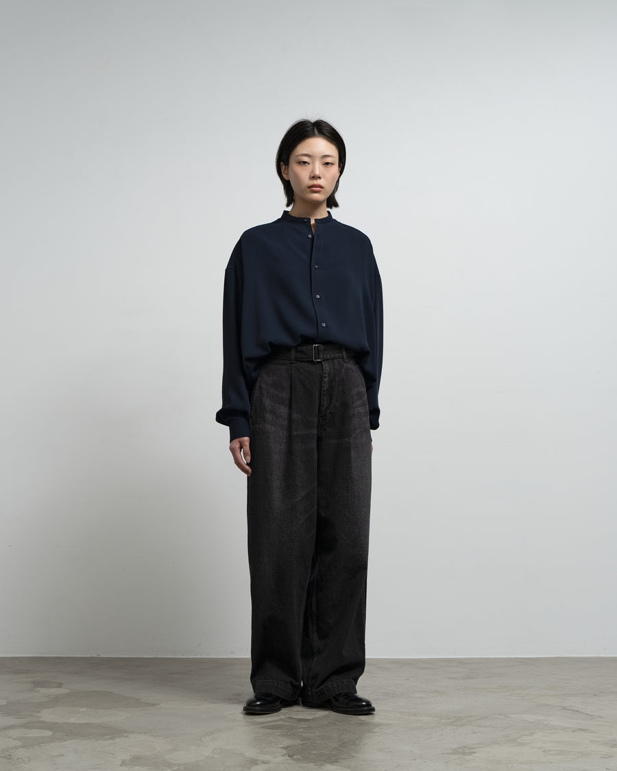 Selvage Denim Belted Pants -DARK FADE- – Graphpaper