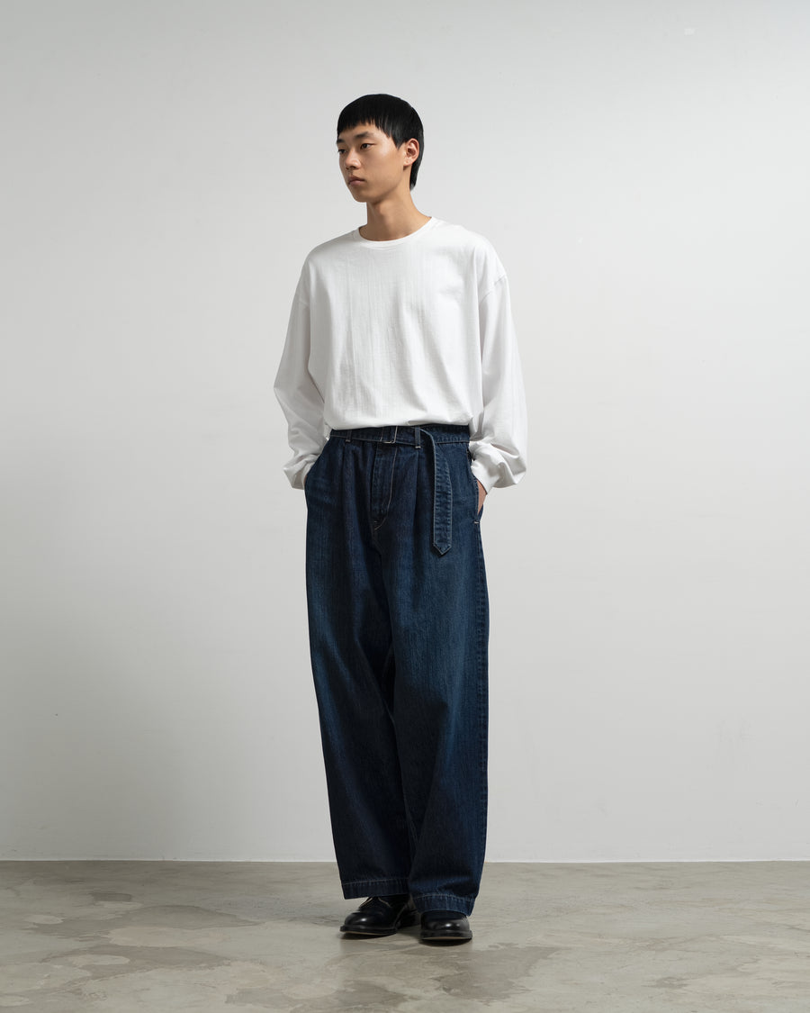 d*n様 グラフペーパー Selvage Denim Belted Pants2 Selvage Denim Belted Pants -DARK FADE- – Graphpaper