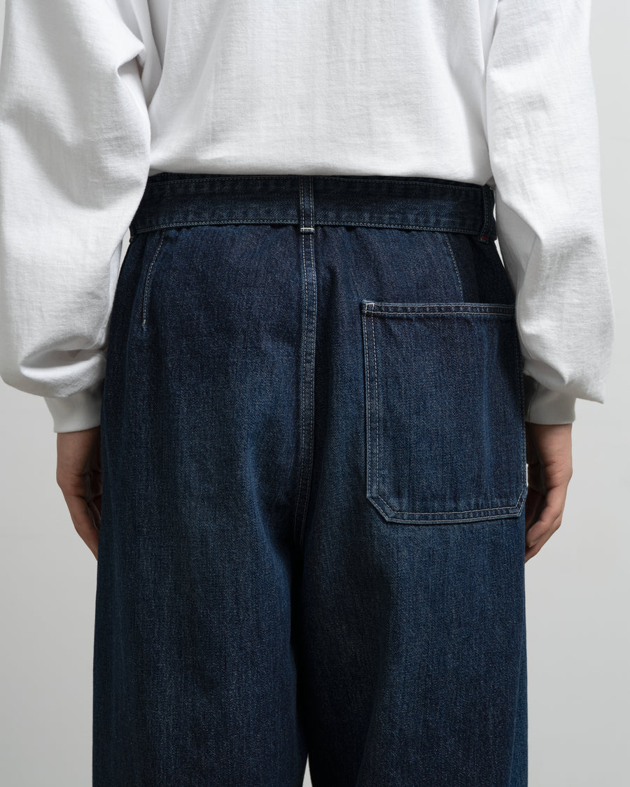Selvage Denim Belted Pants -DARK FADE- – Graphpaper