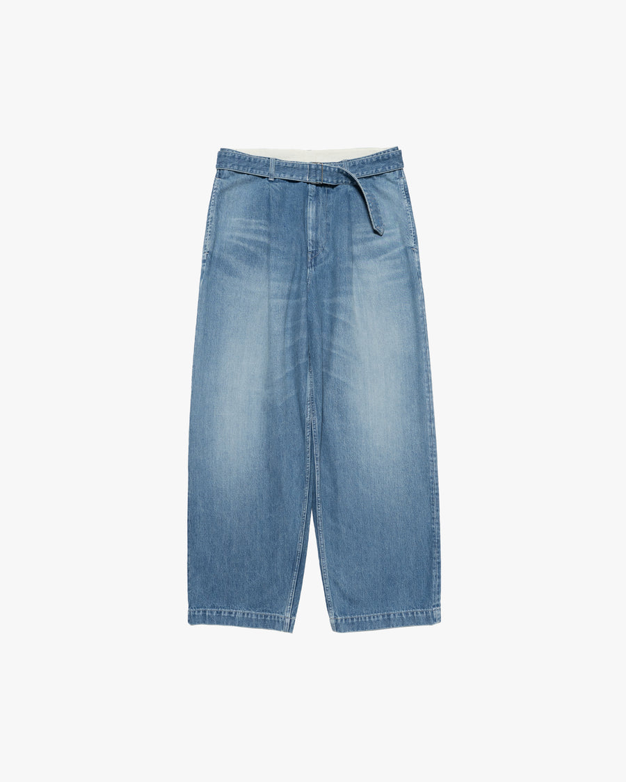 【日本製】Graphpaper ジーンズ　size:1 Selvage Denim Belted Pants -LIGHT FADE- – Graphpaper