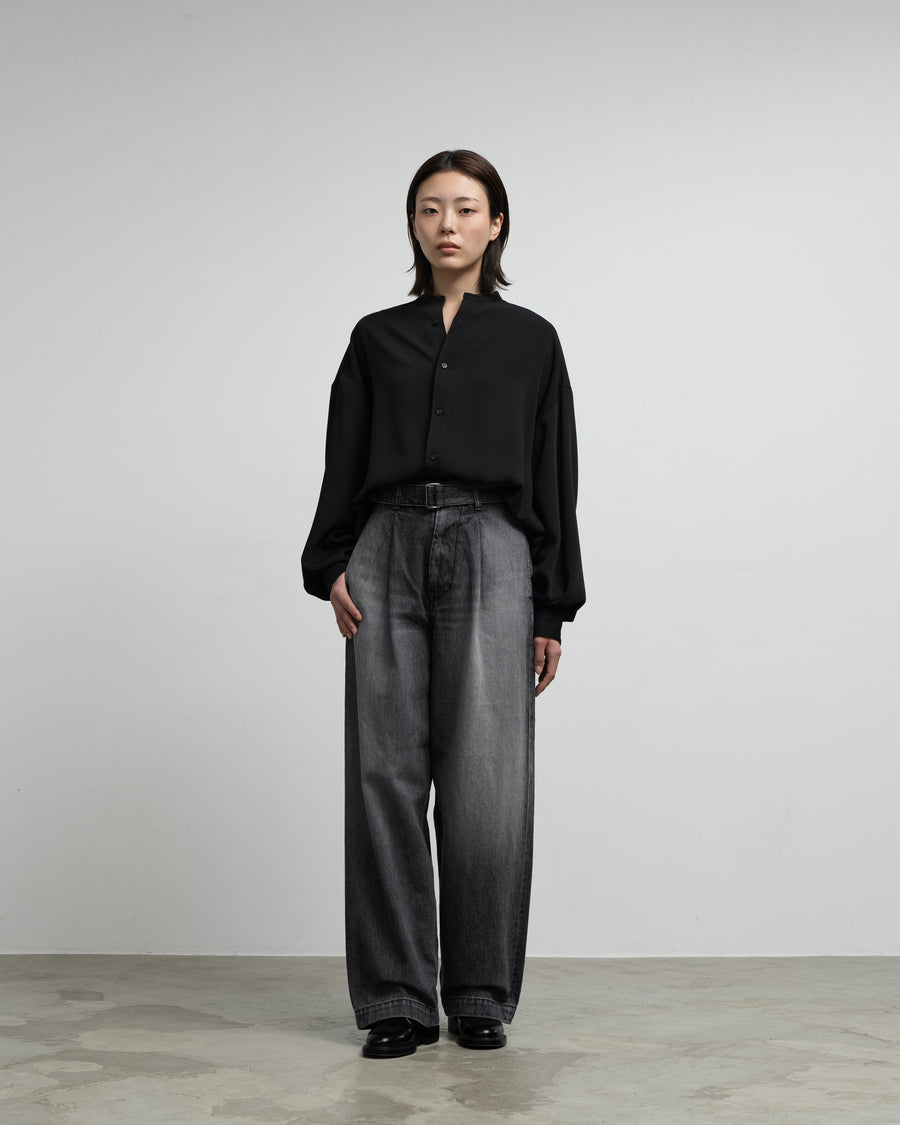 Selvage Denim Belted Pants -LIGHT FADE- – Graphpaper