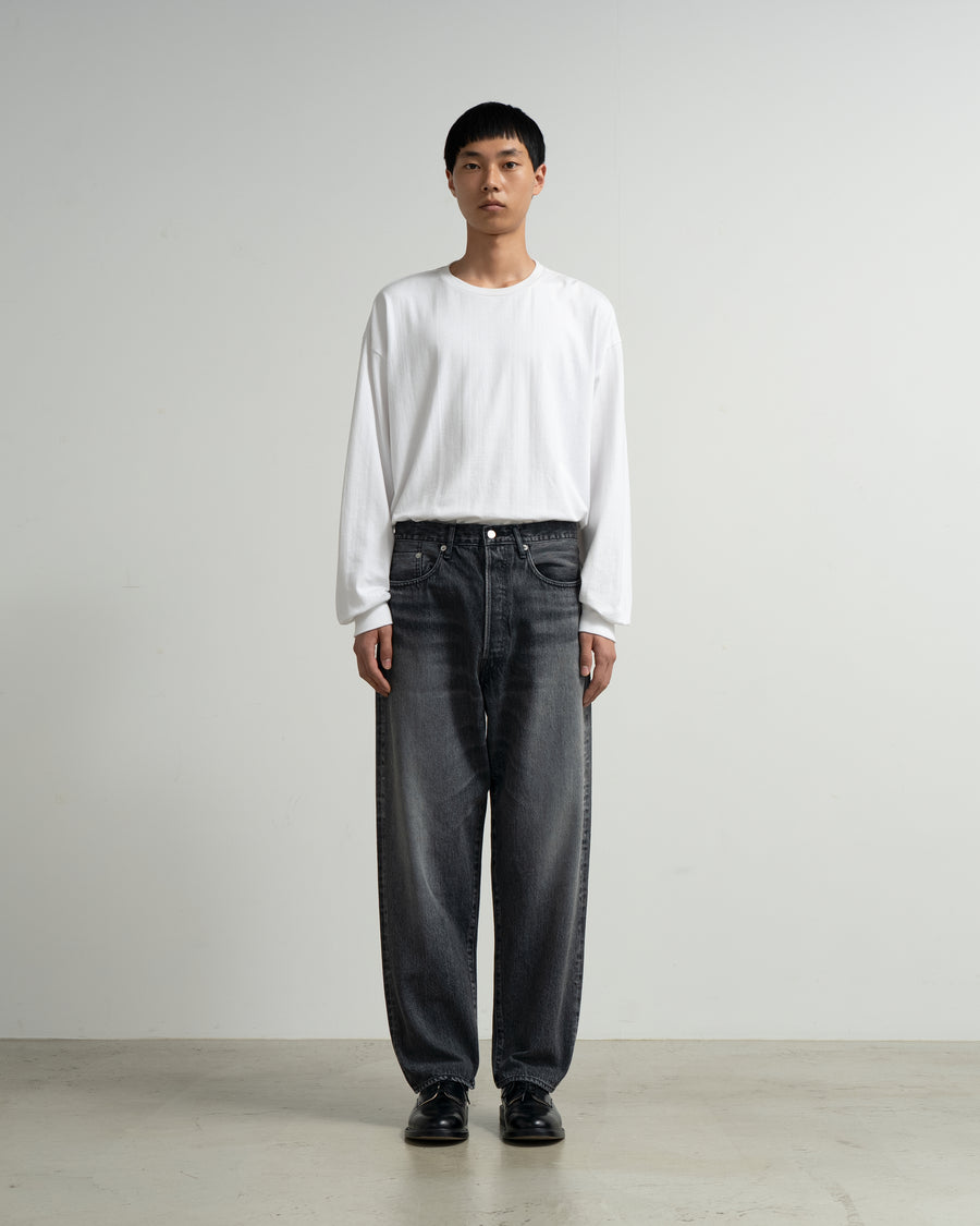 Selvage Denim Five Pocket Tapered Pants -LIGHT FADE- – Graphpaper